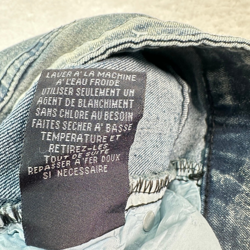 Rocawear Skinny‎ Jeans Mens 34x32 Blue Acid Wash Stretch Denim Streetwear - Picture 9 of 16
